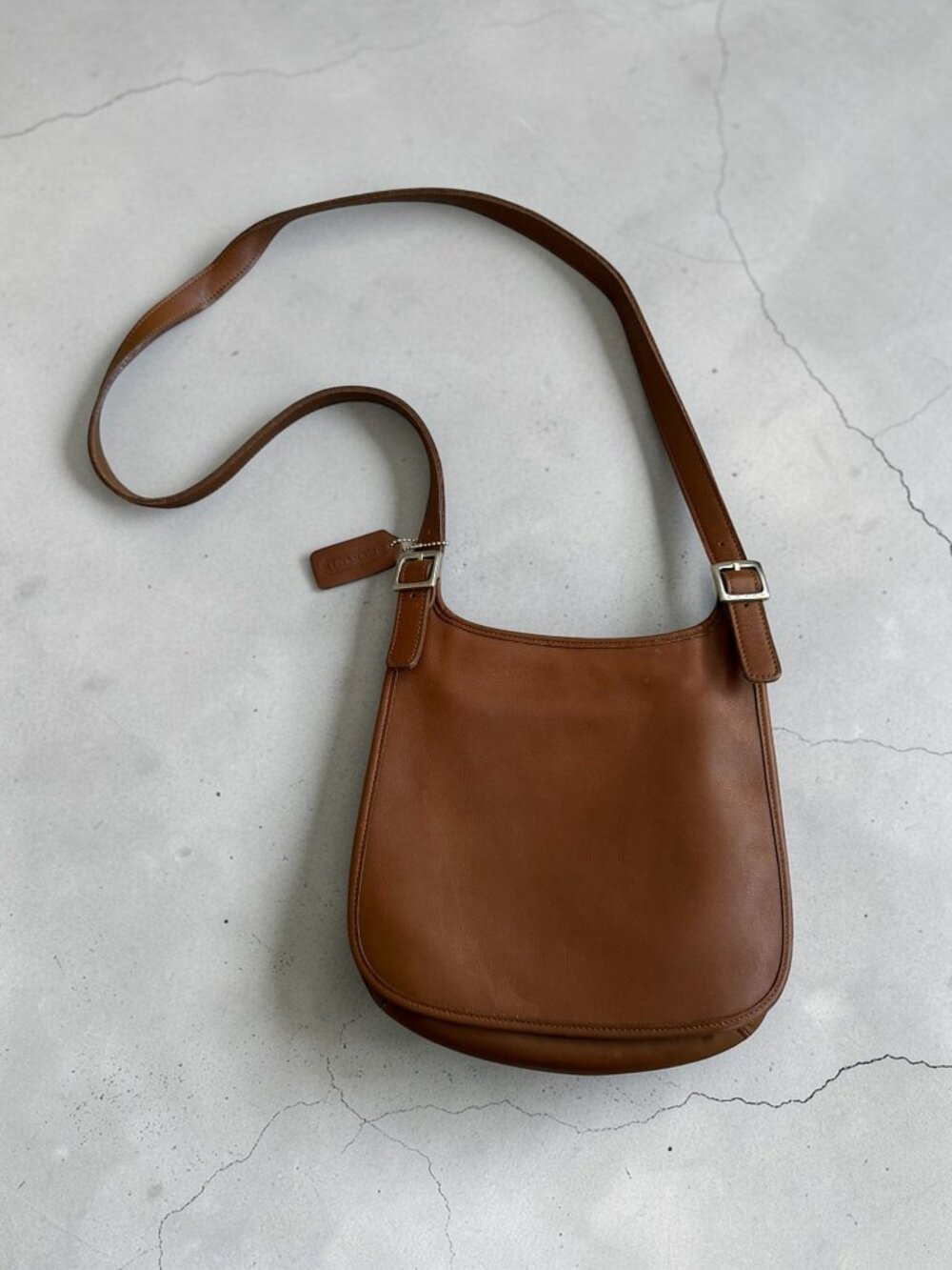 Coach Brown Leather Crossbody Bag